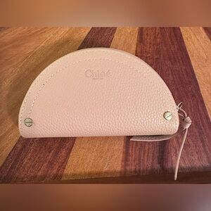 Chloé Parfum Half Moon Zip Top Cosmetic Case